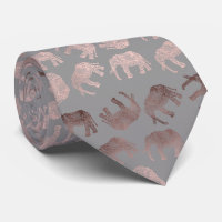 elefante tribal elegante rosa dourado