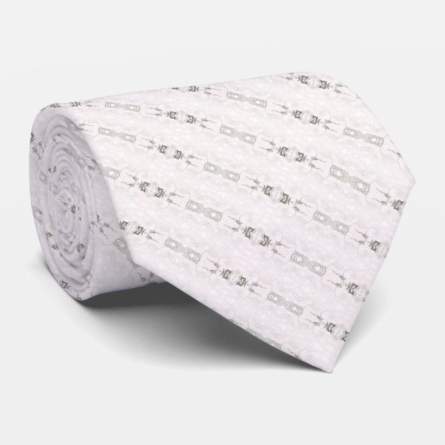 Gravata Elegância Ártica (Rolled)