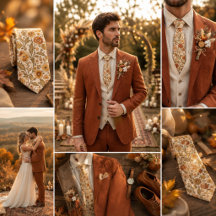 Elegância Floral Outonal Vintage