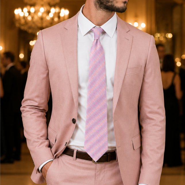 Gravata Elegância Rosa Pastel (Criador carregado)