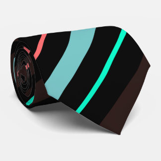 Gravata Elegant Black Brown Blue Stripes Groom Gift