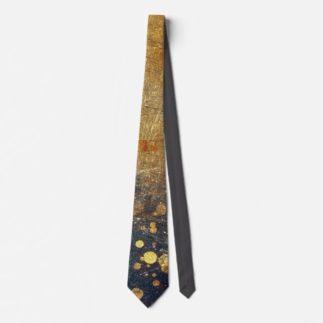 Gravata Elegant Gold Accent Tie / Elegante Krawatte (Frente)
