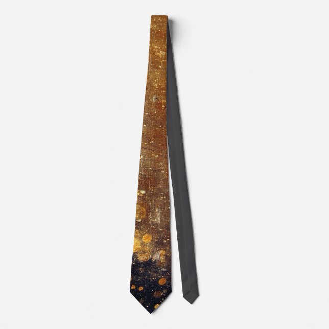 Gravata Elegant Gold Accent Tie / Elegante Krawatte (Frente)