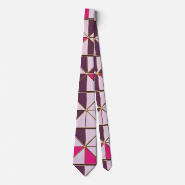 Gravata Elegant Nubian Geometric Tie (Frente)