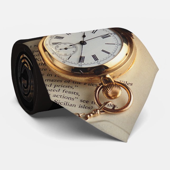 Gravata Elegant Old Stylish Clock (Rolled)