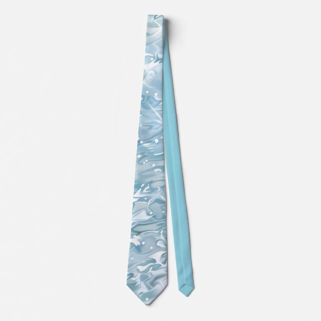 Gravata Elegant Water-Effect Necktie / Krawatte (Frente)