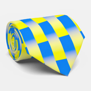 Gravata Elegante Blue e Amarelo Ucrânia inspiraram paz