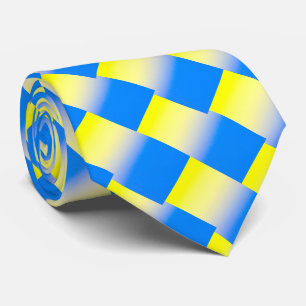 Gravata Elegante Blue e Amarelo Ucrânia inspiraram paz