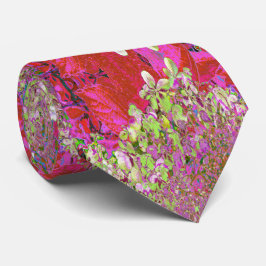 Gravata Elegante Chartreuse - Hidrópias Verde, Rosa e Azul