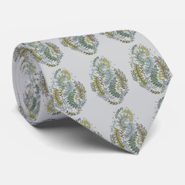 Gravata Elegante com Estampa em Verde