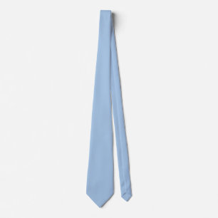 Gravata Elegante cor sólida azul pastel profissional