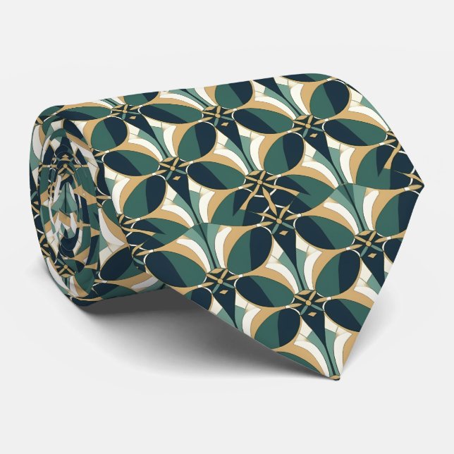Gravata Elegante de deco de arte (Rolled)
