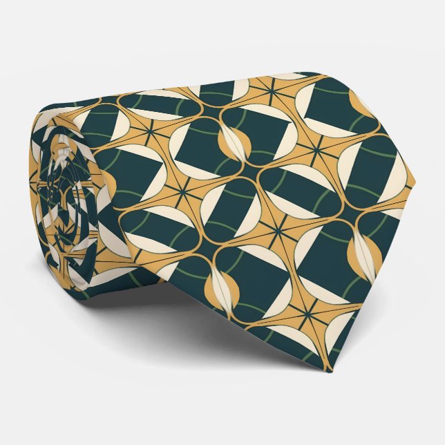 Gravata Elegante de deco de arte (Rolled)