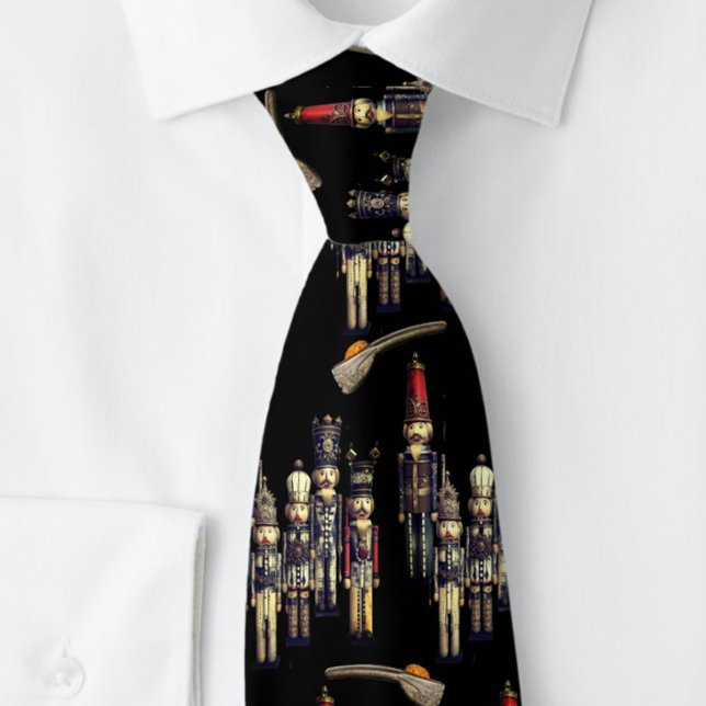 Gravata Elegante de Natal com Quebra-Nozes (Criador carregado)
