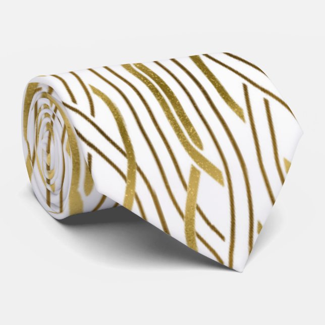 gravata elegante do ouro deco (Rolled)