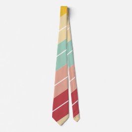 Gravata Elegante Listrado Personalizado Retro