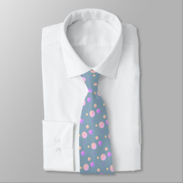 Gravata Elegantes Pontos Pink