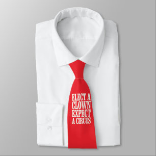 Gravata Eleja um Palhaço Espere um Circo Anti Trump Políti
