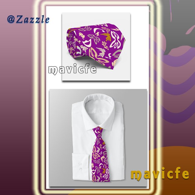 Gravata Elves, Butterflies and Masks 6 (Elves, Butterflies and Masks 6 | Ties Corbatas)