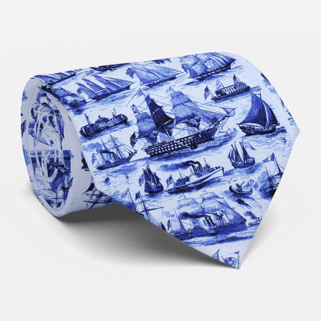 GRAVATA EMBARCAÇÕES DE NAVIGAÇÃO DO VINTAGE, NAVIOS DE (Rolled)