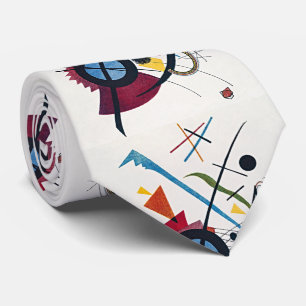 Gravata Embraço Vibrante: Sinfonia Violeta de Kandinsky