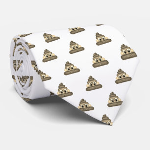 Gravata Emoji de Cocô Fofo Moderno