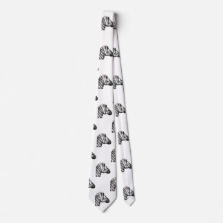 Gravata emoji zebra menswear mens necrótica