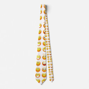 Gravata emojis mens necktie menswear