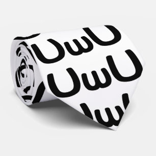 Gravata Emoticon feliz da cara do Anime de UwU