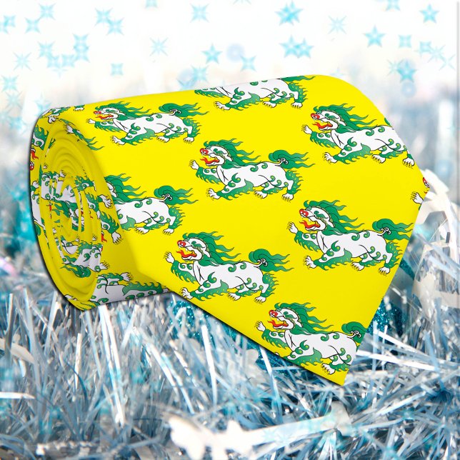 Gravata Empresas Tibetanas e Bandeira Tibetana, Leões de N (Criador carregado)