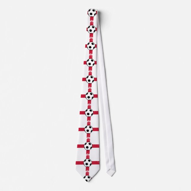 Gravata England Flag Futebol Tie (Frente)