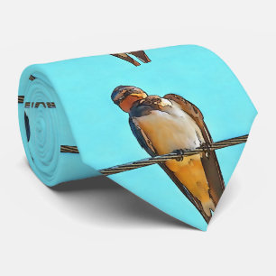 Gravata Engolir Em Uma Arte De Contorno Preta