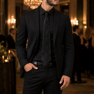 Gravata Enigma Preto