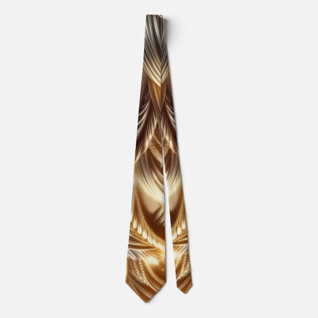 Gravata Entwined Gold Neck Tie (Frente)