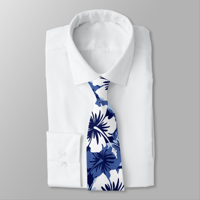 Gravata Epic Floral Hibiscus Hawaiian Necktie (Amarrado)