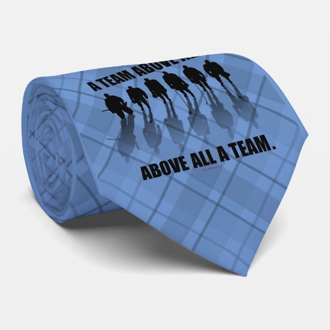Gravata Equipe Acima de Todos (Hockey) (Rolled)