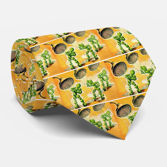 Gravata ervilhas tirando chás (Rolled)