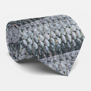 Gravata Escalas de Salmão Brilhante