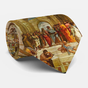 Gravata Escola de Atenas por Raphael