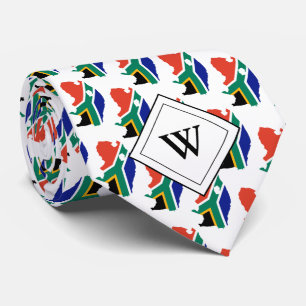 Gravata Escritura Cristã J3:16 Monograma da ÁFRICA DO SUL