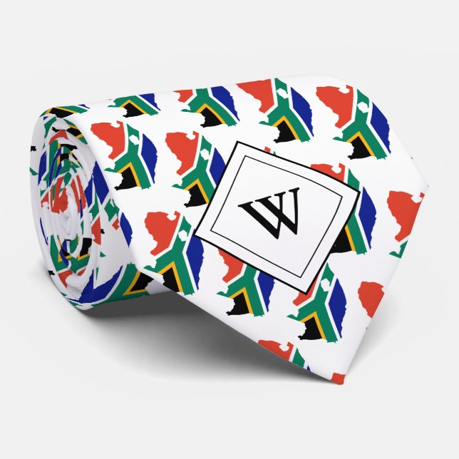 Gravata Escritura Cristã J3:16 Monograma da ÁFRICA DO SUL (Rolled)