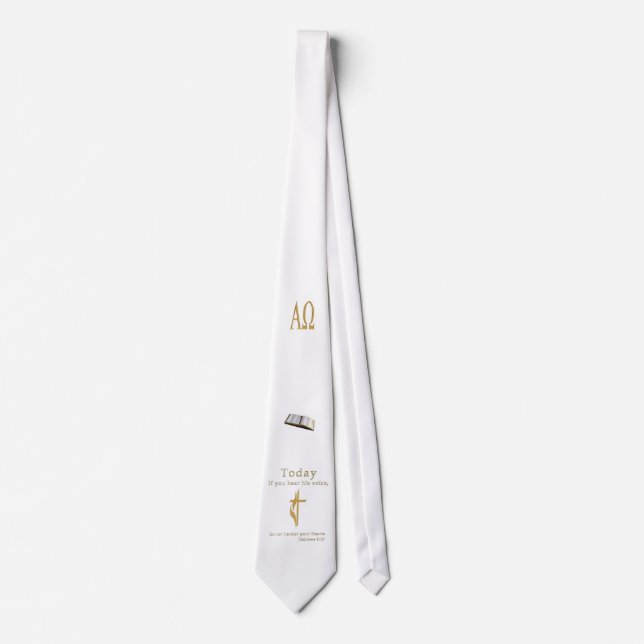 Gravata Escritura de Bíblias Cristã (Frente)