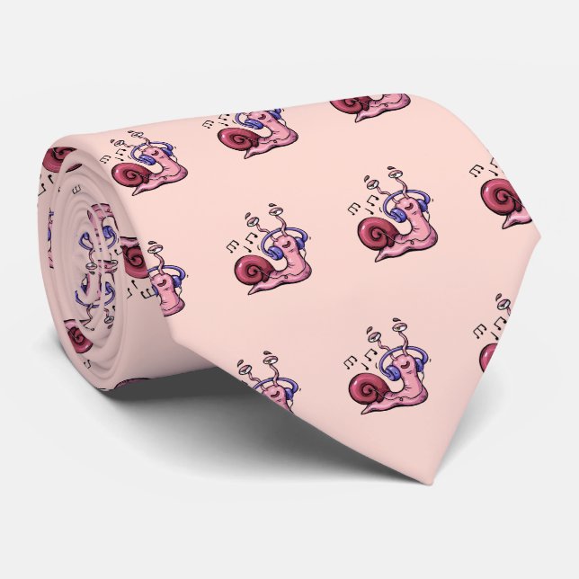 Gravata Escutando música com caracol (Rolled)