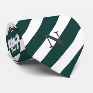 Gravata esmerald verde branco moderno