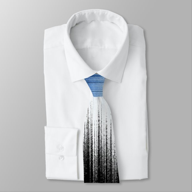 Gravata Espectro E Lua (Amarrado)