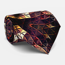 Gravata Espelhamento de triângulos que geram formas estran