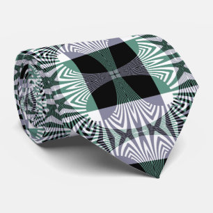 Gravata Espelhamento infinito do Mandala Opal Quatro-Petal