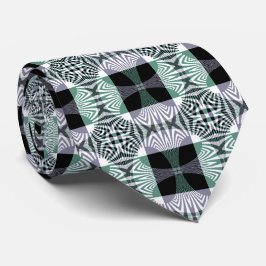 Gravata Espelhamento infinito do Shine Mandala de Vidro Qu