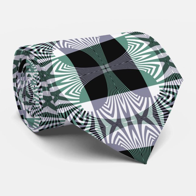 Gravata Espelhamento infinito do Shine Mandala de Vidro Qu (Rolled)