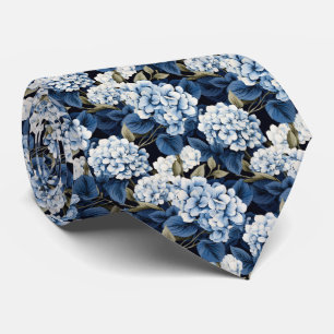 Gravata Espelho dourado de flores de Hydrangea